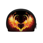 Fire Angel Wings Print Coin Purse