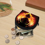 Fire Angel Wings Print Coin Purse