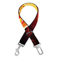 Fire Angel Wings Print Dog Seat Belt