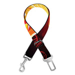 Fire Angel Wings Print Dog Seat Belt