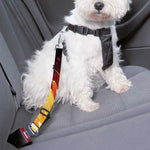 Fire Angel Wings Print Dog Seat Belt