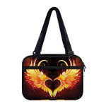 Fire Angel Wings Print Double Strap Bible Bag
