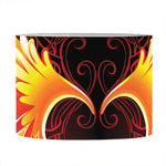 Fire Angel Wings Print Drum Lamp Shade