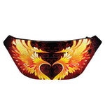 Fire Angel Wings Print Fanny Pack