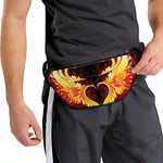 Fire Angel Wings Print Fanny Pack