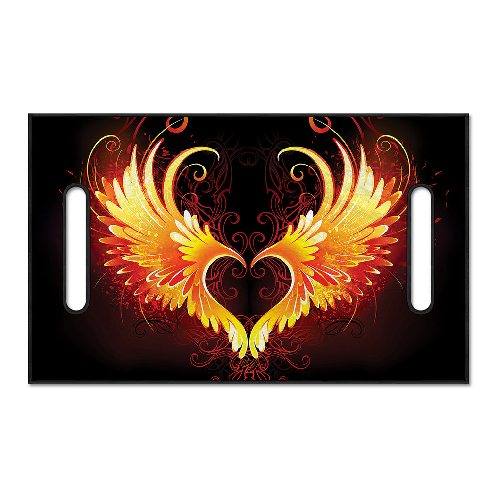 Fire Angel Wings Print Golf Cart Seat Cover