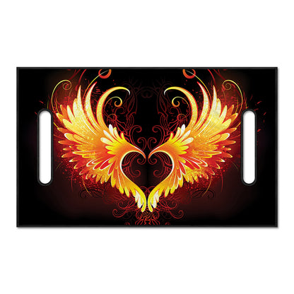 Fire Angel Wings Print Golf Cart Seat Cover