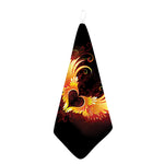 Fire Angel Wings Print Hand Towel