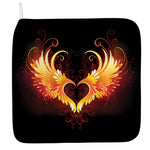 Fire Angel Wings Print Hand Towel
