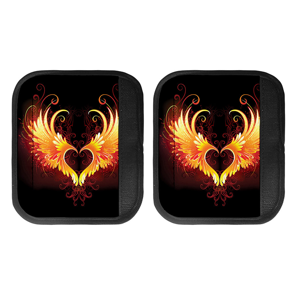 Fire Angel Wings Print Handle Covers