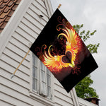 Fire Angel Wings Print House Flag