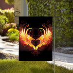 Fire Angel Wings Print House Flag