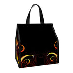 Fire Angel Wings Print Insulated Lunch Tote