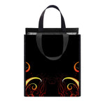 Fire Angel Wings Print Insulated Lunch Tote