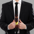 Fire Angel Wings Print Necktie