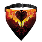 Fire Angel Wings Print Over The Collar Dog Bandana