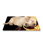 Fire Angel Wings Print Pet Cooling Mat Cover
