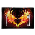 Fire Angel Wings Print Placemat