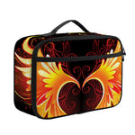 Fire Angel Wings Print Portable Lunch Bag