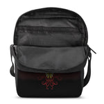 Fire Angel Wings Print Rectangular Crossbody Bag