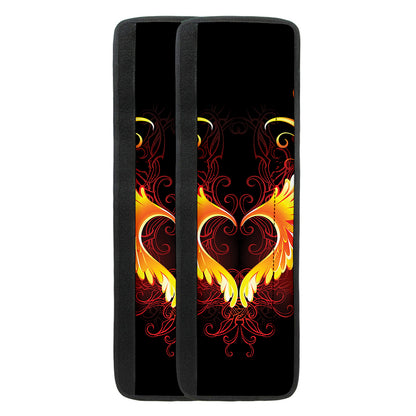 Fire Angel Wings Print Refrigerator Handle Covers