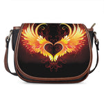 Fire Angel Wings Print Saddle Bag