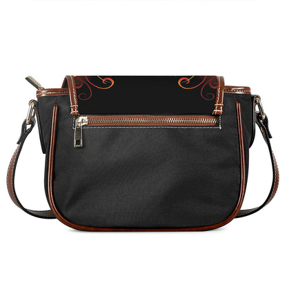Fire Angel Wings Print Saddle Bag