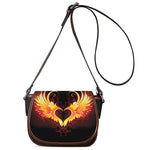 Fire Angel Wings Print Saddle Bag
