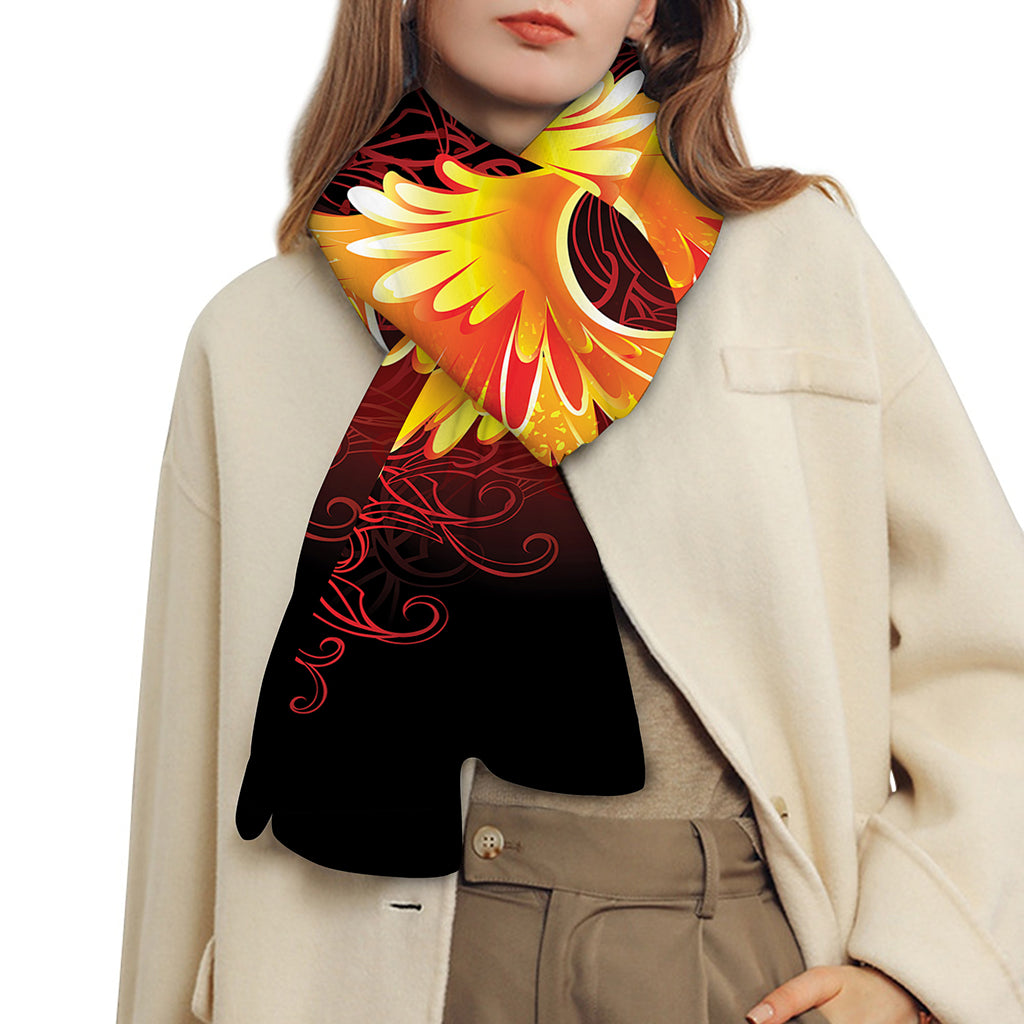 Fire Angel Wings Print Scarf