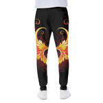 Fire Angel Wings Print Scuba Joggers