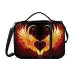 Fire Angel Wings Print Shoulder Strap Bible Bag