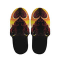 Fire Angel Wings Print Slippers
