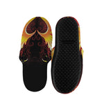 Fire Angel Wings Print Slippers