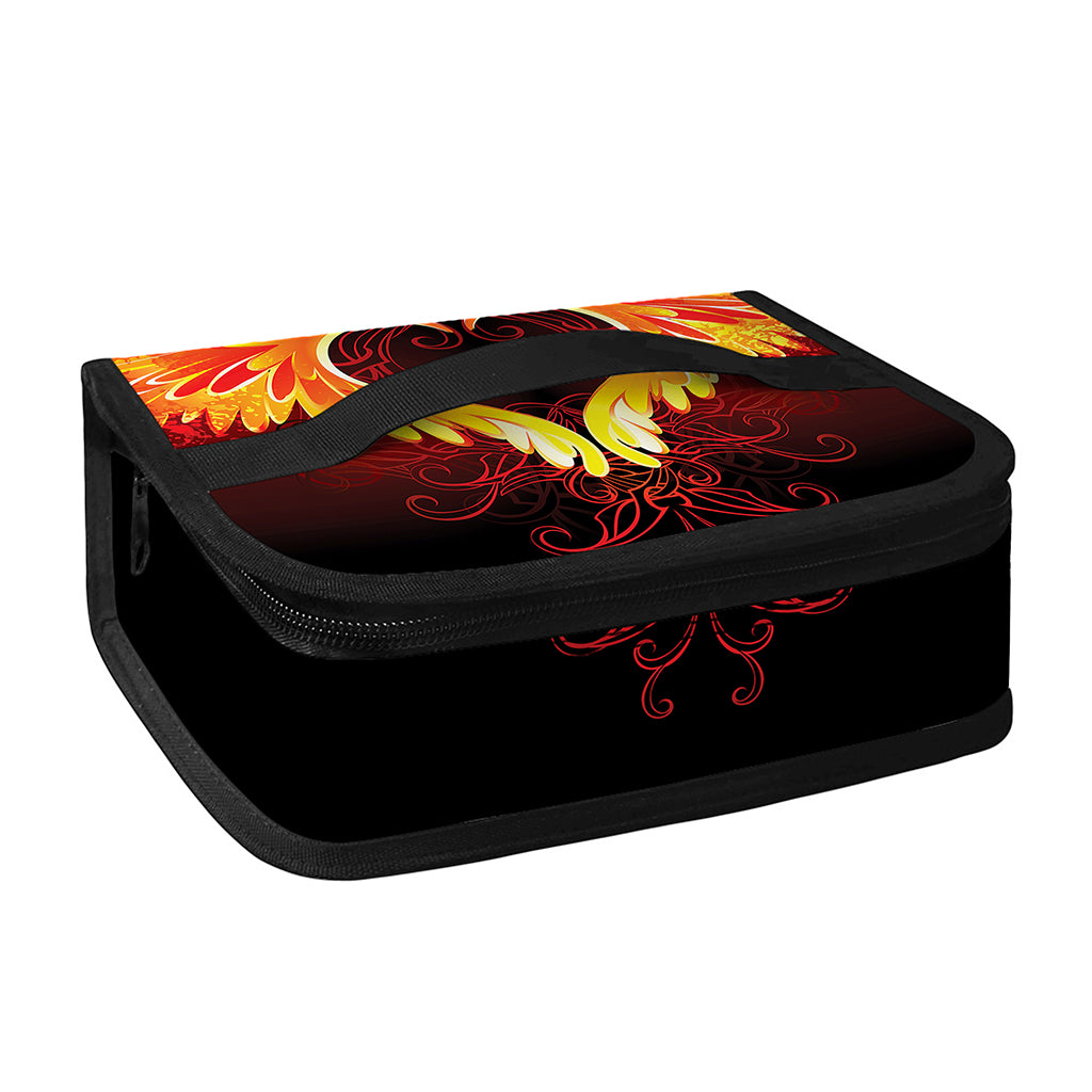 Fire Angel Wings Print Small Lunch Bag