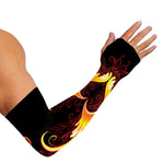 Fire Angel Wings Print Sun Protection Arm Sleeves