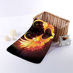 Fire Angel Wings Print Towel