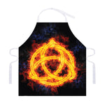 Fire Celtic Knot Print Adjustable Apron