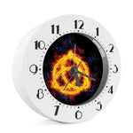 Fire Celtic Knot Print Alarm Clock