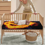 Fire Celtic Knot Print Baby Crib Sheet