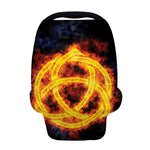 Fire Celtic Knot Print Baby Seat Cover