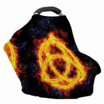 Fire Celtic Knot Print Baby Seat Cover