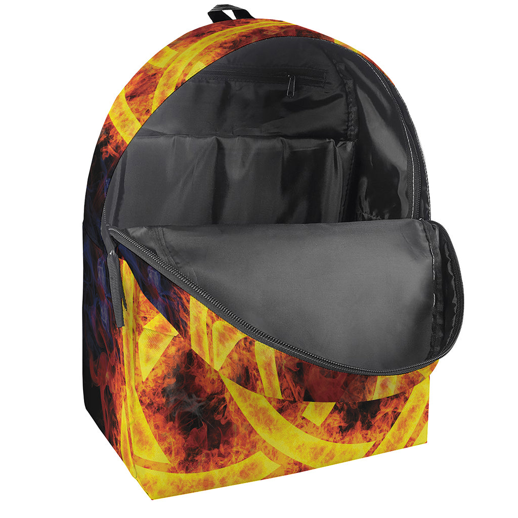 Fire Celtic Knot Print Backpack