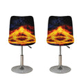 Fire Celtic Knot Print Bar Stool Covers