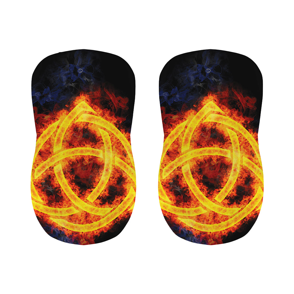 Fire Celtic Knot Print Bar Stool Covers