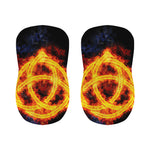 Fire Celtic Knot Print Bar Stool Covers