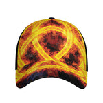 Fire Celtic Knot Print Baseball Cap