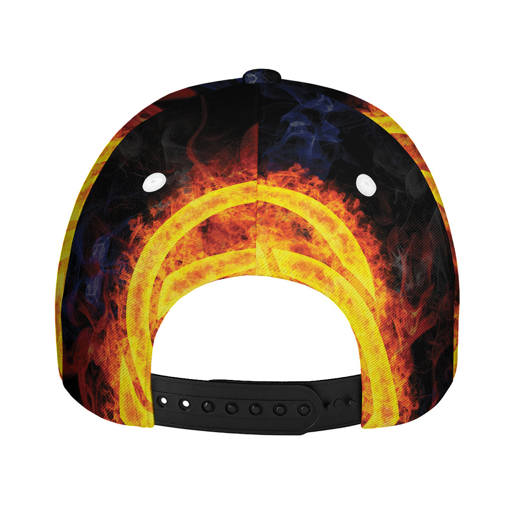 Fire Celtic Knot Print Baseball Cap