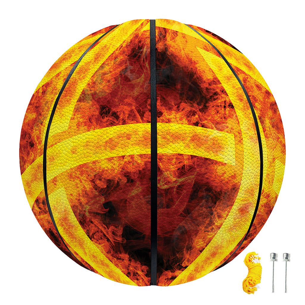 Fire Celtic Knot Print Basketball