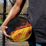 Fire Celtic Knot Print Basketball