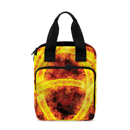 Fire Celtic Knot Print Bible Tote Bag